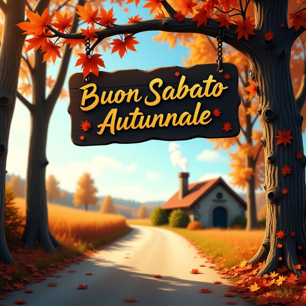 buongiorno e buon sabato autunnale