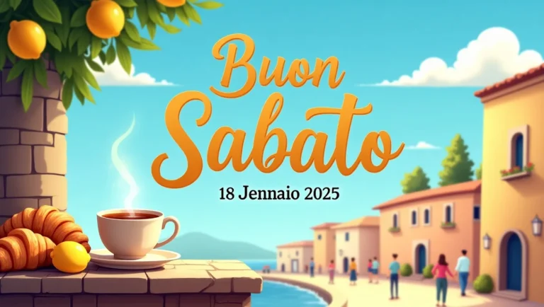 Buon Sabato – 18 Gennaio 2025