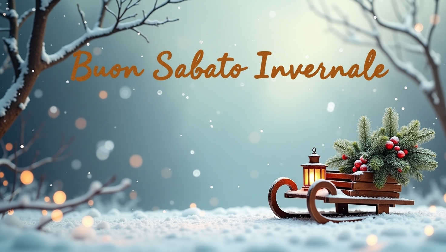 Augura un Buon Sabato Invernale con Immagini e Messaggi Speciali