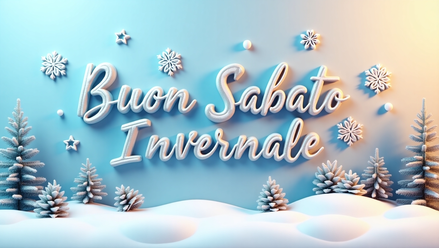 Buon Sabato Invernale Immagini Nuove e Gratis per WhatsApp