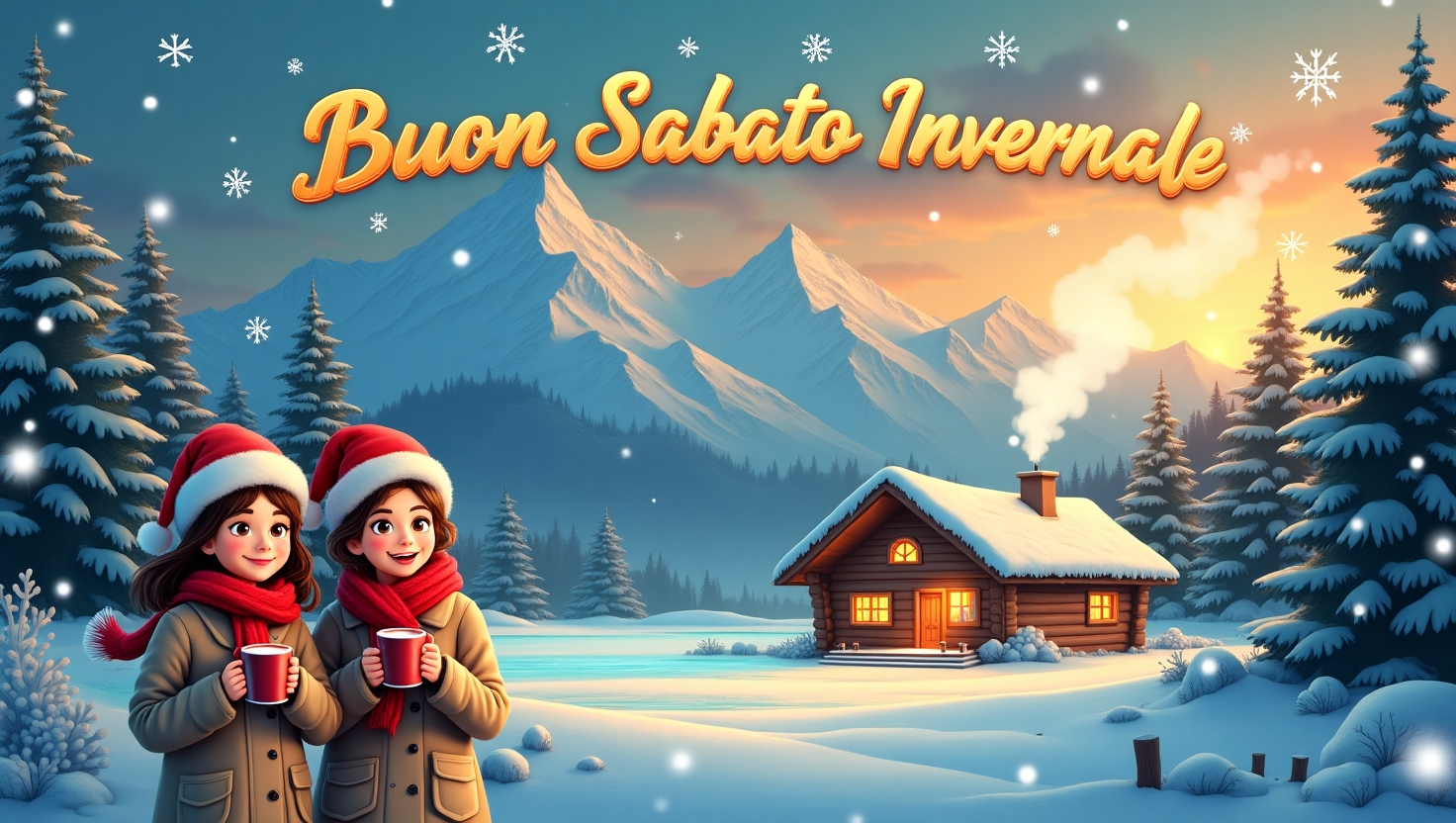 Buon Sabato Invernale: Immagini,