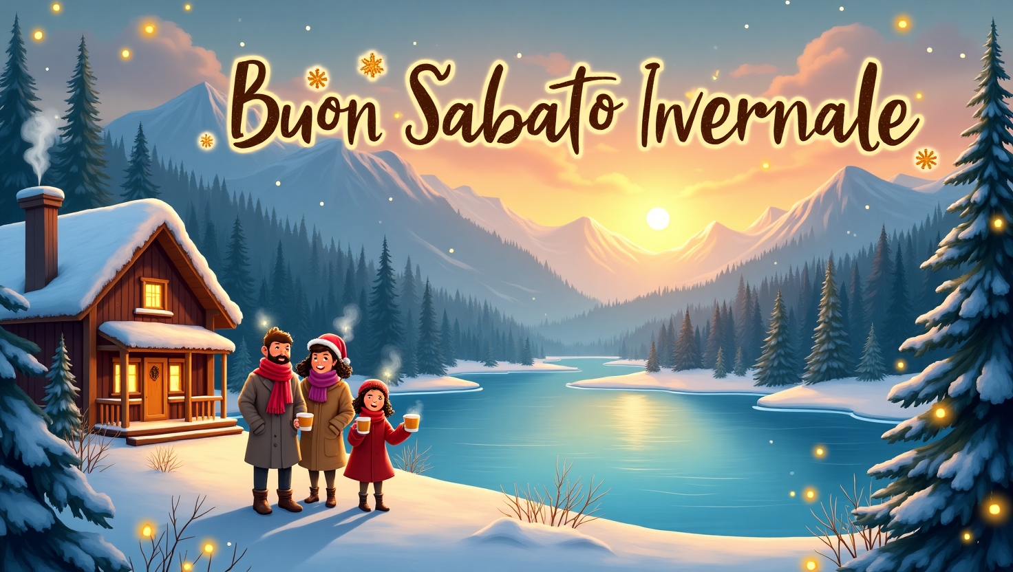 GIF di Buon Sabato Invernale per Pinterest e Non Solo