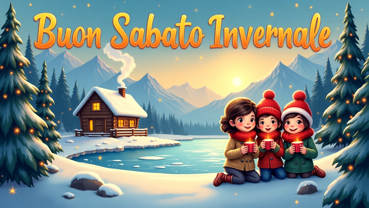Buon Sabato Invernale con un Sorriso: Messaggi da Condividere