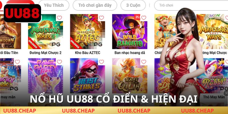 Đa dạng phiên bản Nổ Hũ UU88